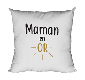 Coussin maman en or mère So Custom