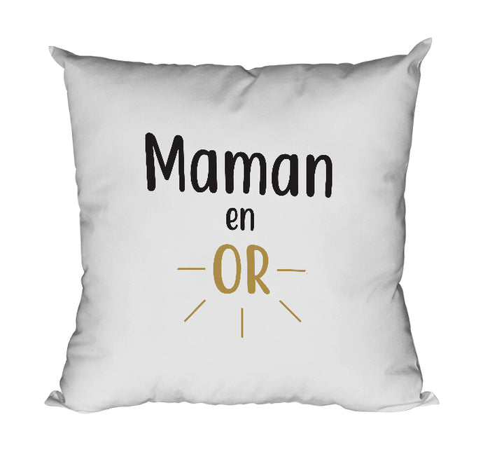 Coussin maman en or mère So Custom