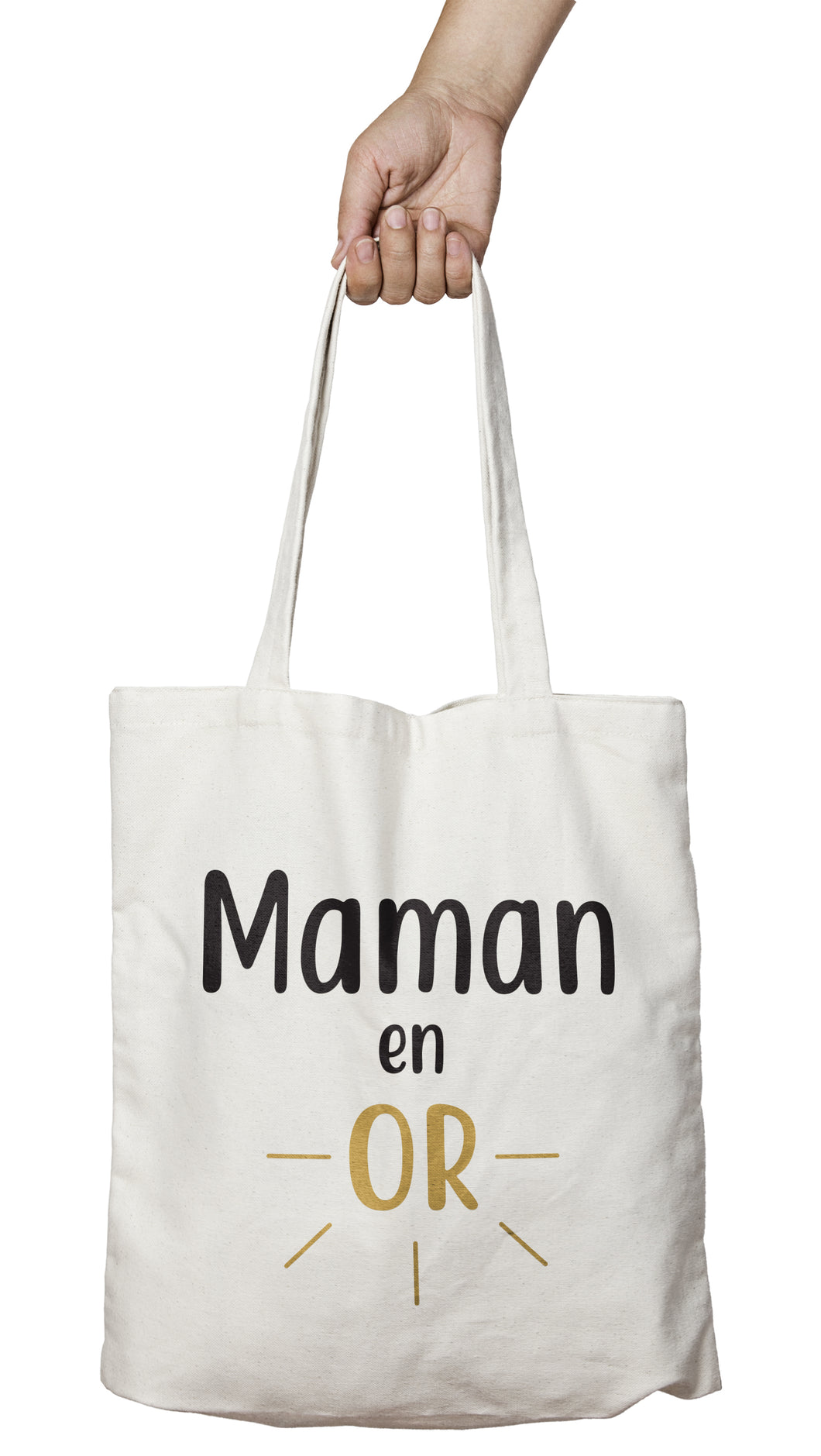 tote bag maman en or mère So Custom 