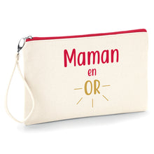 Maman en or Pochette femme fourre tout trousse à make-up, idéale pour ranger avec style vos petits accessoires pochhette originale So Custom
