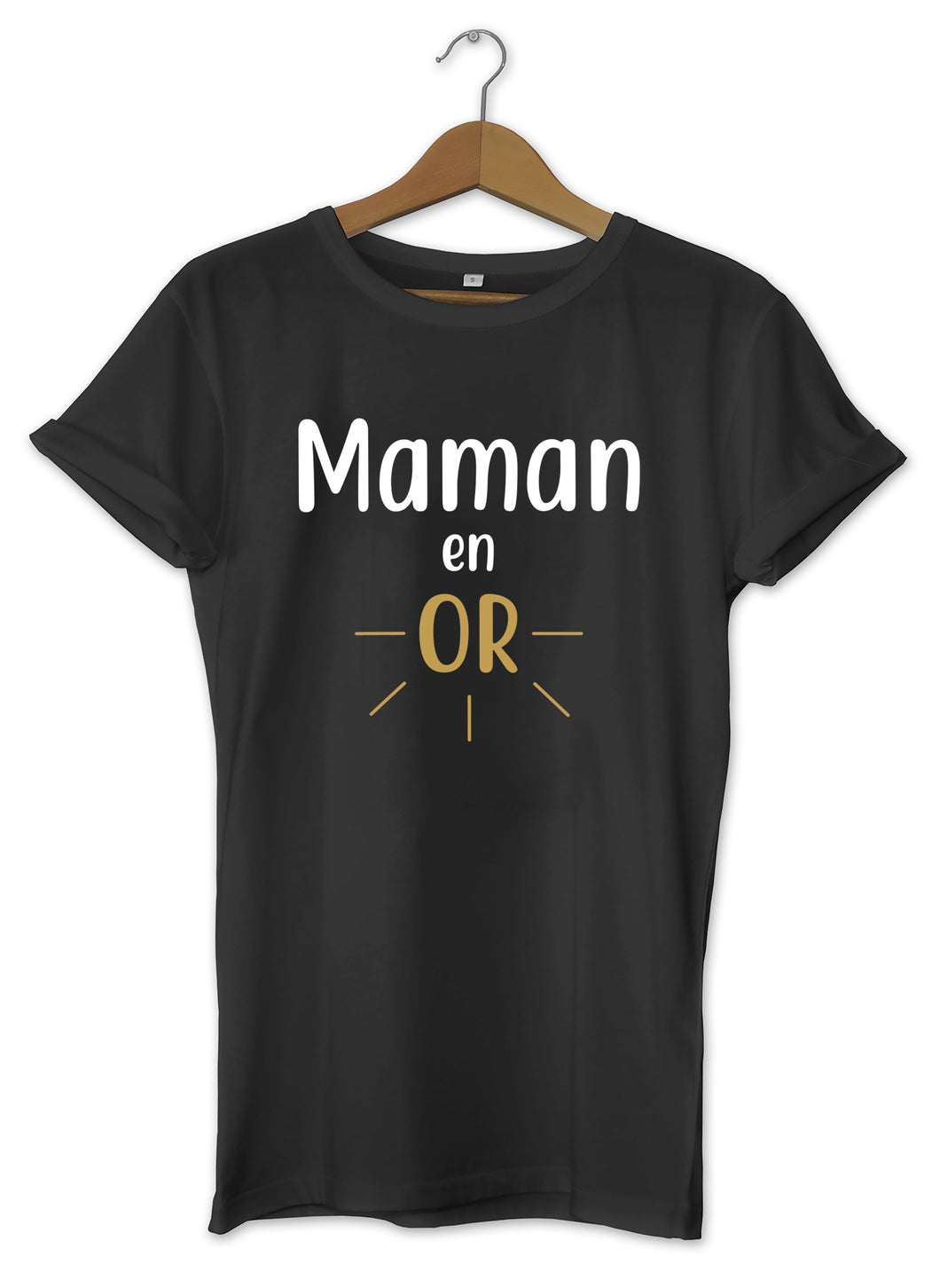  T-shirt original femme Maman en or  So Custom