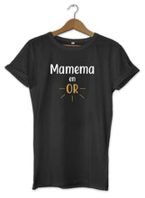  T-shirt femme Mamie Mamema Grand mère en or  So Custom