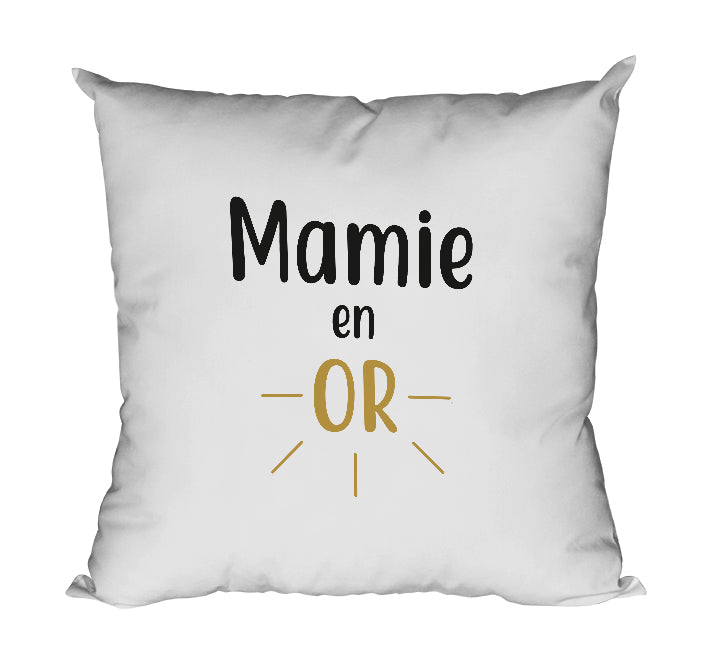 Coussin mamie en or, grand mère So Custom