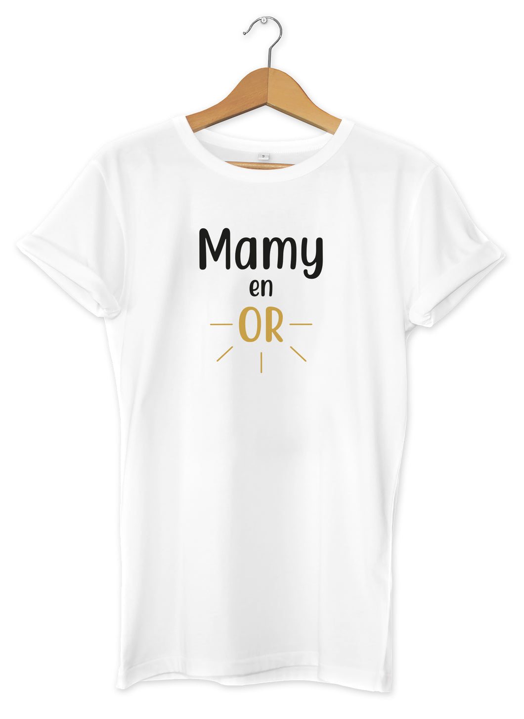 T-shirt original femme Mamie Mamy Grand mère en or  So Custom