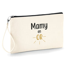 Mamie en or , Mamy , Grand-mère ,Pochette femme trousse,  So Custom