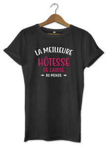 T-shirt hotesse de caisse caissière supermarché So Custom