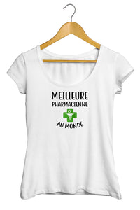 T-shirt femme meilleure pharmacienne So Custom