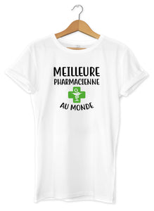 T-shirt femme meilleure pharmacienne So Custom