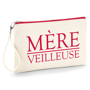 Maman Mère merveilleuse Pochette femme fourre tout trousse à make-up, idéale pour ranger avec style vos petits accessoires pochhette originale So Custom