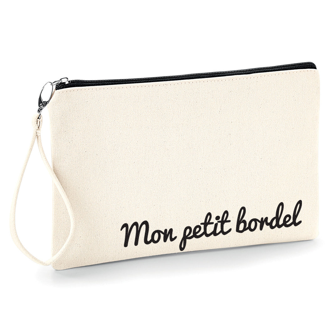 Mon petit bordel Pochette femme fourre tout trousse à make-up, idéale pour ranger avec style vos petits accessoires pochhette originale So Custom
