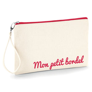 Mon petit bordel Pochette femme fourre tout trousse à make-up, idéale pour ranger avec style vos petits accessoires pochhette originale So Custom