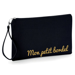 Mon petit bordel Pochette femme fourre tout trousse à make-up, idéale pour ranger avec style vos petits accessoires pochhette originale So Custom