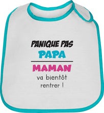 Bavoir bébé original marrant papa maman repas So Custom