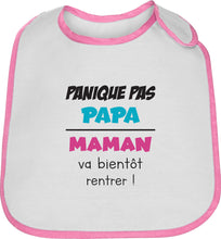 Bavoir bébé original marrant papa maman repas So Custom