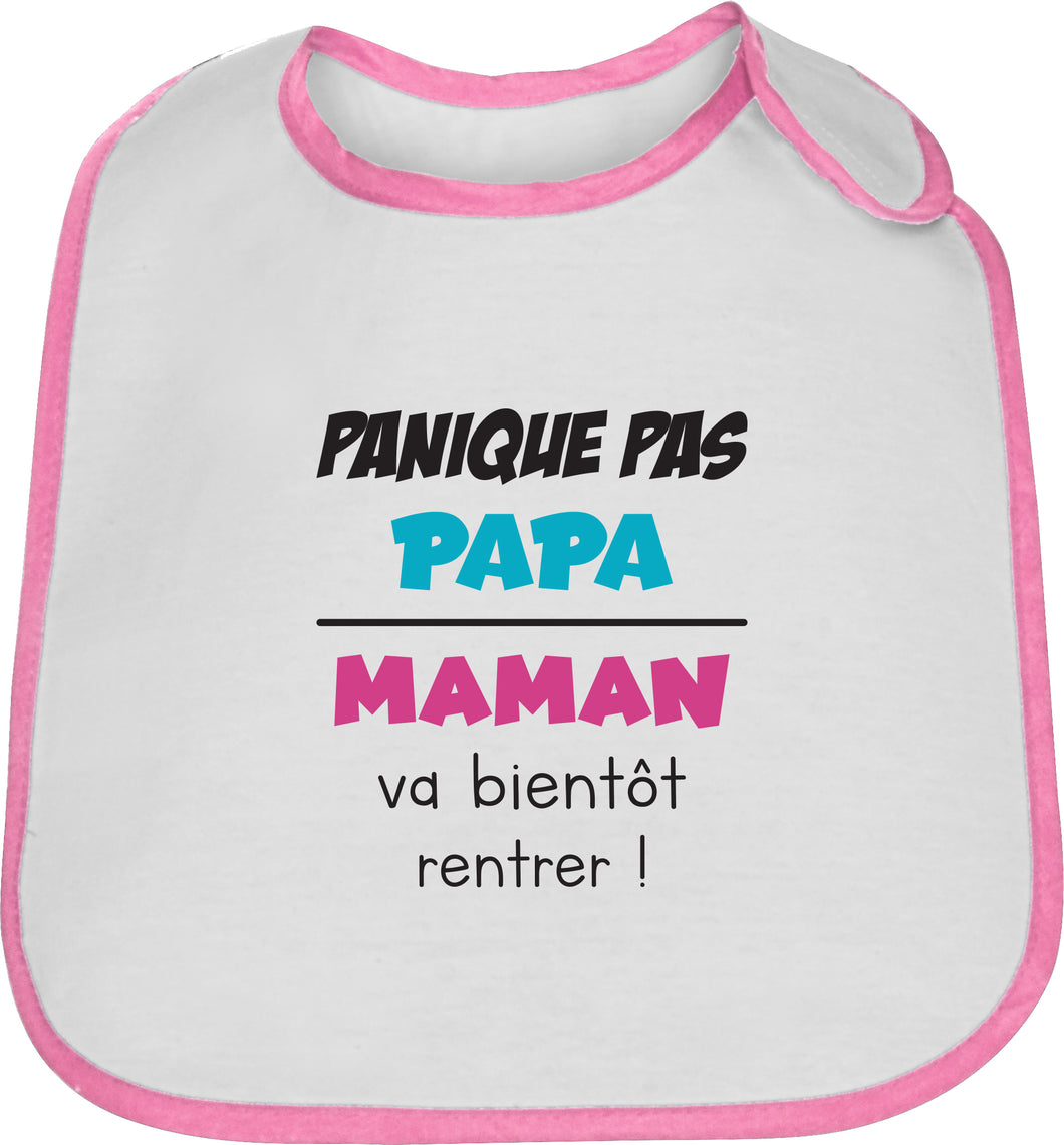 Bavoir bébé original marrant papa maman repas So Custom