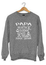 sweat original tee shirt Papa Super Saiyan DBZ dragon ball So Custom