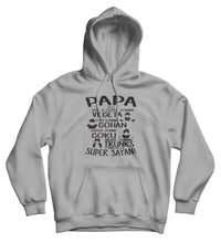 sweat capuche  original tee shirt Papa Super Saiyan DBZ dragon ball So Custom