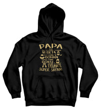 sweat capuche  original tee shirt Papa Super Saiyan DBZ dragon ball So Custom