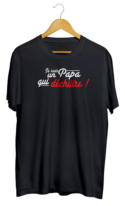 T-shirt original papa qui déchire amour famille So Custom