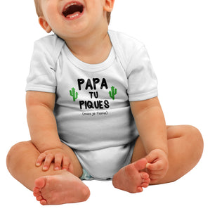 Body bébé marrant original Papa tu piques Maman barbe So Custom