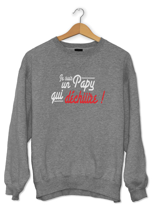 Sweat original Papy qui déchire amour famille So Custom