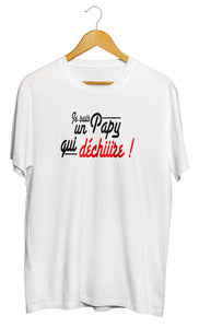 T-shirt  Papy qui déchire amour famille So Custom tee shirt original