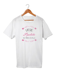 T-shirt enfant fille original pipelette bavarde maman So Custom
