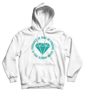 Sweat capuche original femme diamant  So Custom sweat