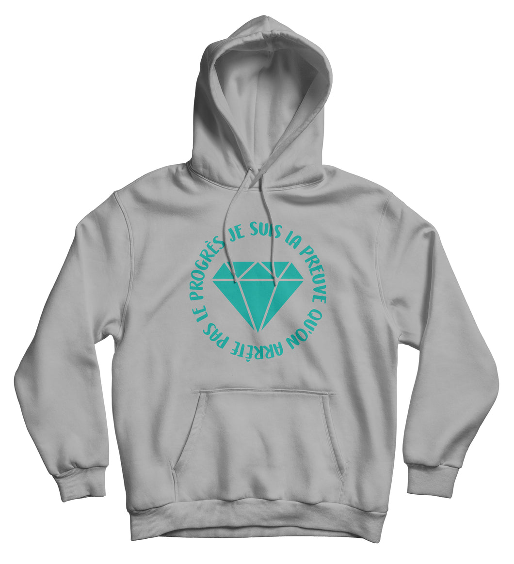 Sweat capuche original femme diamant  So Custom sweat