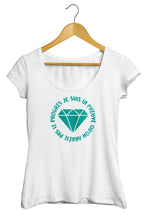 T-shirt original femme diamant  So Custom sweat
