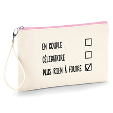 Rien à foutre Pochette femme fourre tout trousse à make-up, idéale pour ranger avec style vos petits accessoires pochhette originale So Custom