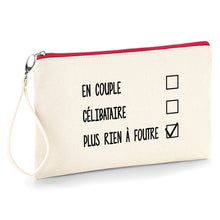 Rien à foutre Pochette femme fourre tout trousse à make-up, idéale pour ranger avec style vos petits accessoires pochhette originale So Custom