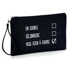 Rien à foutre Pochette femme fourre tout trousse à make-up, idéale pour ranger avec style vos petits accessoires pochhette originale So Custom