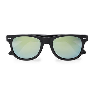 Lunette de soleil finition mate verre effet miroir