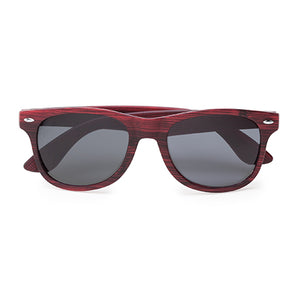 Lunette de soleil finition effet bois