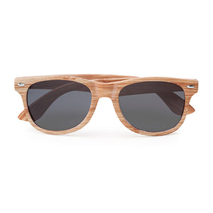 Lunette de soleil finition effet bois