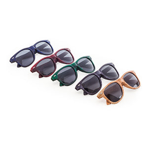 Lunette de soleil finition effet bois
