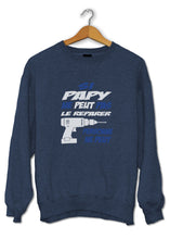 Sweat original Papi Papy répare Famille bricolage So Custom