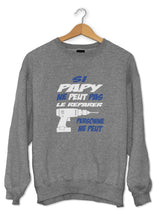 Sweat original Papi Papy répare Famille bricolage So Custom