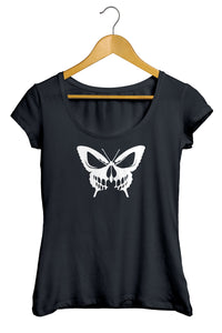 T-shirt original papillon tête de mort  So Custom