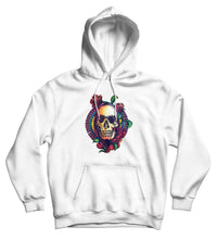 Sweat capuche original tête de mort rose So Custom