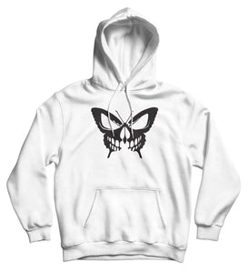 Sweat capuche original papillon tête de mort  So Custom