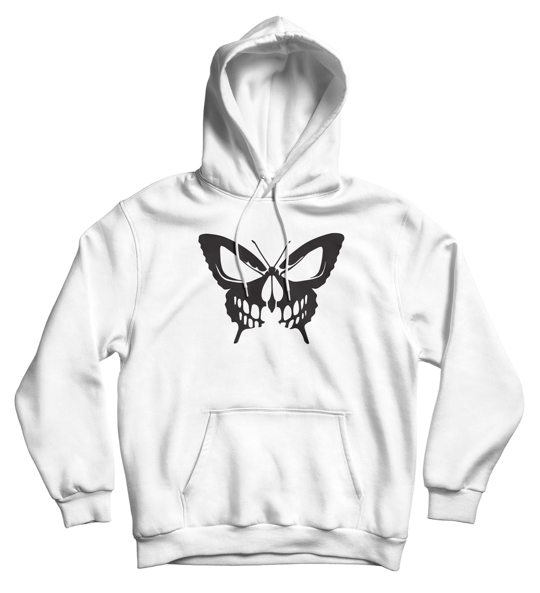 Sweat capuche original papillon tête de mort  So Custom