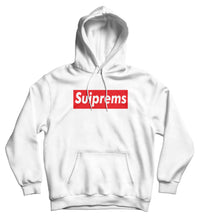 Sweat capuche humour détournement logo supreme So Custom