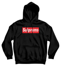 Sweat capuche humour détournement logo supreme So Custom