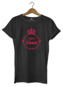 T-shirt original femme super Maman  So Custom