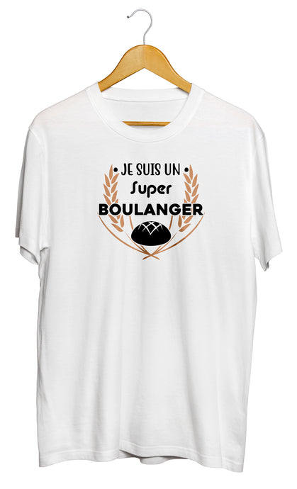 T-shirt boulanger boulangerie pain croissant So Custom
