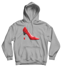 sweat capuche original femme rouge à lèvres talons So Custom