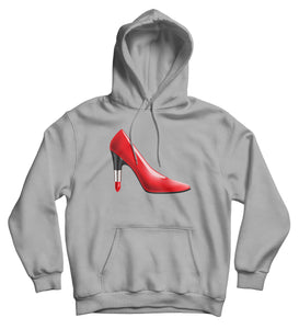 sweat capuche original femme rouge à lèvres talons So Custom
