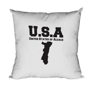 Coussin marrant et original USA Alsace So Custom